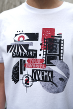 Lade das Bild in den Galerie-Viewer, SUPPORT YOUR FAVORITE CINEMA T-Shirt
